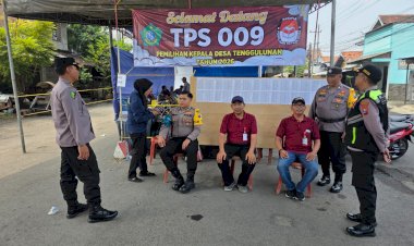 Dokkes-Polresta-Sidoarjo-Gelar-Patroli-Bakti-Kesehatan-di-TPS-Pilkades-Serentak-2026