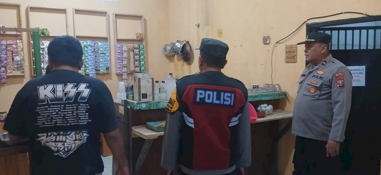 Polsek Balongbendo Tindaklanjuti Dugaan Penjualan Miras, Hasil Pengecekan Nihil